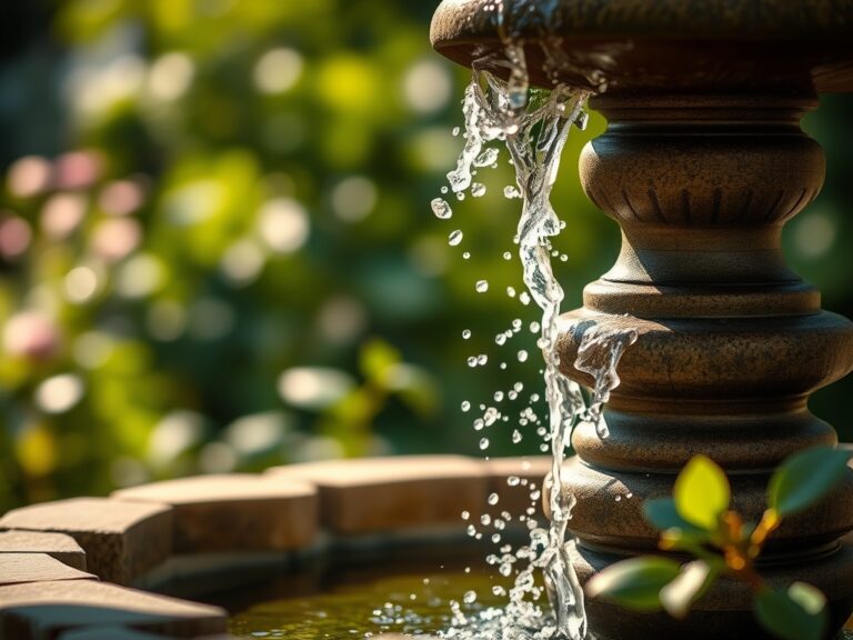 6 Steps to Install a Stone Garden Water Feature